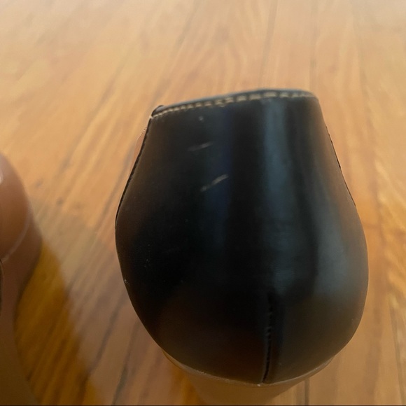 BCBG Paris Wedge Brown and Black Platform Wedges. - Picture 9 of 9